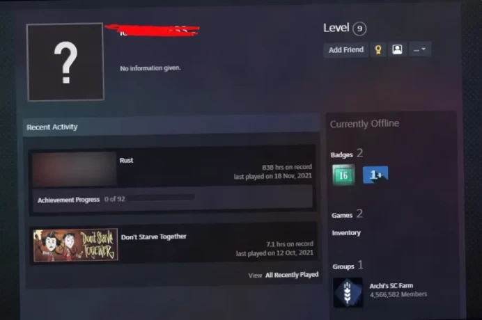 457 SKINS (TWITCH+KICK DROPS) Incl. Tacularr AR+Ninja Suit+RUST (800+ AFK Hours)+18 Years old Steam+10 LVL STEAM+Full Access+Instan #LOT-138045