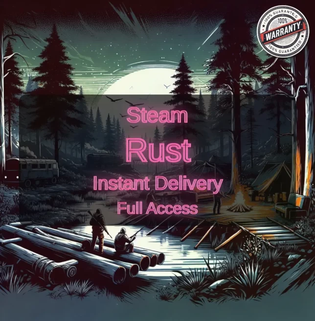 RUST+324 TWITCH / KICK Skins+5000-6000 IDLE HOURS+ 2 Years Old Steam+2 LVL+Original Email+Full Access+Instant Delivery 24/7 #LOT-138047