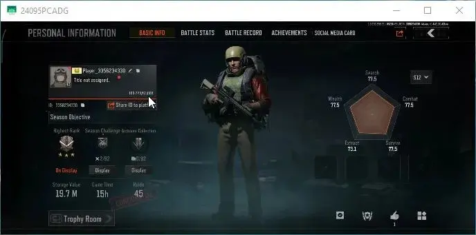 MOBILE|Lv30 |SV 19,7M|Many Set|QS AKS-74U,WP AR-57,GM AK-12,Witch's Brew MP5,Abomi Vector 9,Etc|CN ON|Infinite|Check SS(AB3212)