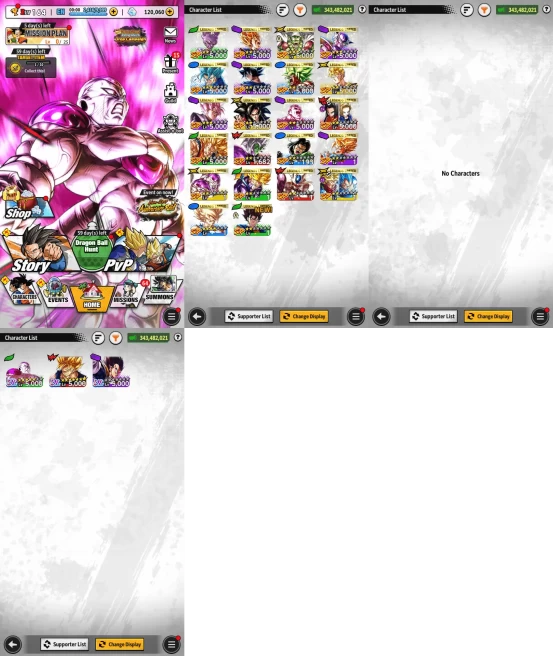 VIP Android DBL - 392 Chars, 3 Ultra, 209 SP, 120060 CC, 22 LF, 12 ZK... ! AGG02839