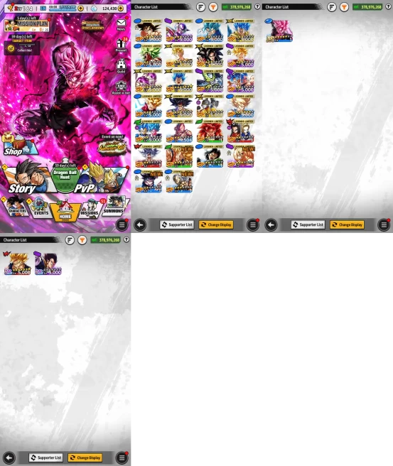 VIP Android DBL - 400 Chars, 2 Ultra, 211 SP, 124430 CC, 26 LF, 11 ZK... ! AGG02851