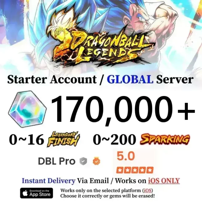 IOS 170,000+ Chrono Crystal Accounts - Automatic Delivery - Bandai ID Login