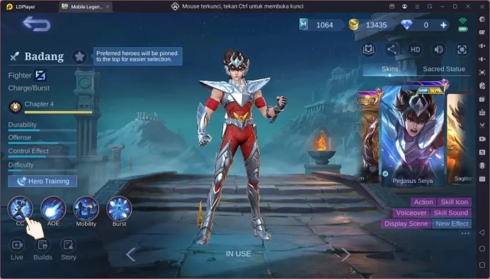 Global|Hero 106|Skin 182|Renowned|Transformers Roger,Thamuz|Sandrio Floryn|Luckybox Fanny|Meowkin Lesley|More Check SS ML1995B