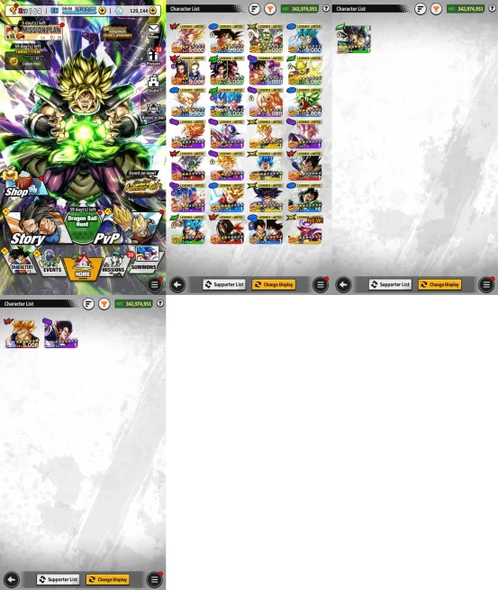 VIP Android DBL - 404 Chars, 2 Ultra, 210 SP, 120144 CC, 28 LF, 10 ZK... ! AGG02875