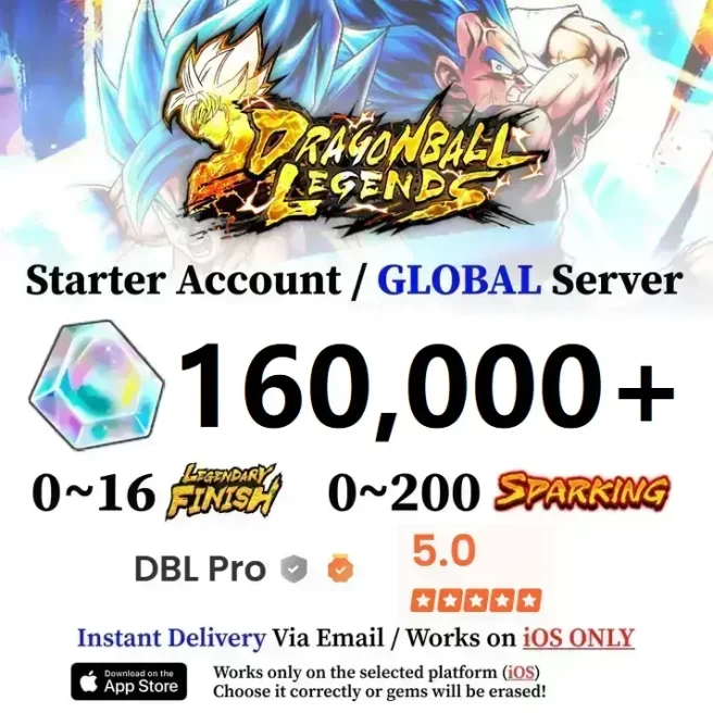 IOS 160,000+ Chrono Crystal Accounts - Automatic Delivery - Bandai ID Login