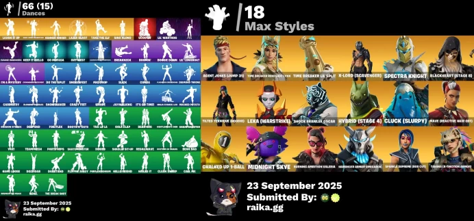  [PC/PSN/XBOX] 73 skins | Leviathan Axe | Go Mufasa | Lara Croft | Poison Ivy | Peely | Siren | The Joker	MSS11