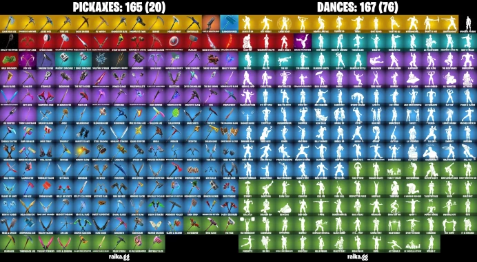 You can Change MailPC/XBOX 180 skins | OG STW | Leviathan Axe | Arcane Jinx | Arcane Vi | Lara Croft | Ghoul Trooper MSS13