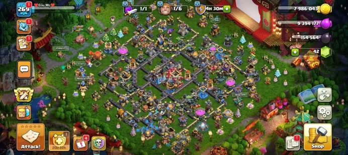 SA-GLOBAL RANK 78 | TH18 MAX 100% FULL MAX NOTHING LEFT | 16/16 EPIC EQUIPMENT MAX | HERO-105-105-95-80-50-25 | LINK TO BUYER MAIL |FULL ACCESS