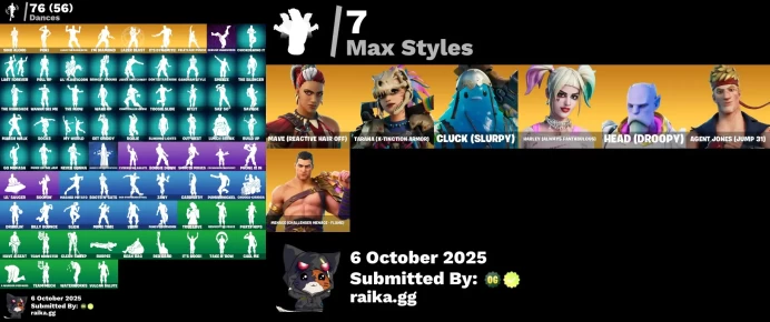 [PC/PSN/XBOX] 62 skins | Leviathan Axe | Go Mufasa | Lara Croft | Surf Witch | The Champion | Siren | Beach Jules	MSS15