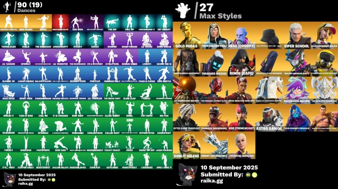 [PC/PSN/XBOX] 118 skins | Leviathan Axe | Aura | Tony Stark | Surf Witch | Siren | Deadpool | Harley Hitter	MSS16