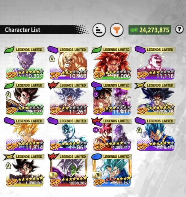 B180-Android-Meta-LR(Goku Black Full Red Star+Bardock)+UL Goku Uis+10.500 CC+Good Equipment+LF Zamasu Zenkai+Goku Black+God SS Vegito Zenkai+Met