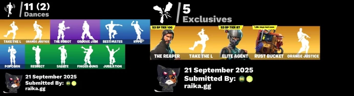 [PC/PSN/XBOX] 13 skins | The Reaper | Take The L | Elite Agent | Omega | Rust Bucket | Carbide | Valor	MSS27