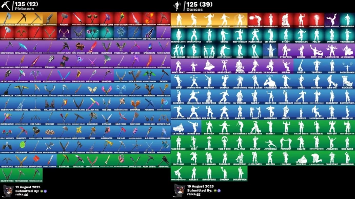 [PC/PSN/XBOX] 120 skins Leviathan Axe| OG STW | Gold Brutus | Gold Midas | Gold Meowscles | FNCS 3:1 Champion | 	MSS29