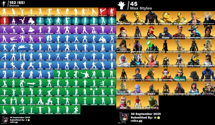[PC/XBOX] 169 skins | OG STW | Chun-Li | Aura | Lara Croft | Candy Axe | Peely | Galaxia | Star Wand | Mandalorian	MSS33