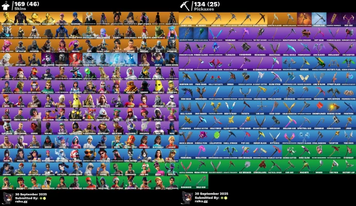 [PC/XBOX] 169 skins | OG STW | Chun-Li | Aura | Lara Croft | Candy Axe | Peely | Galaxia | Star Wand | Mandalorian	MSS33