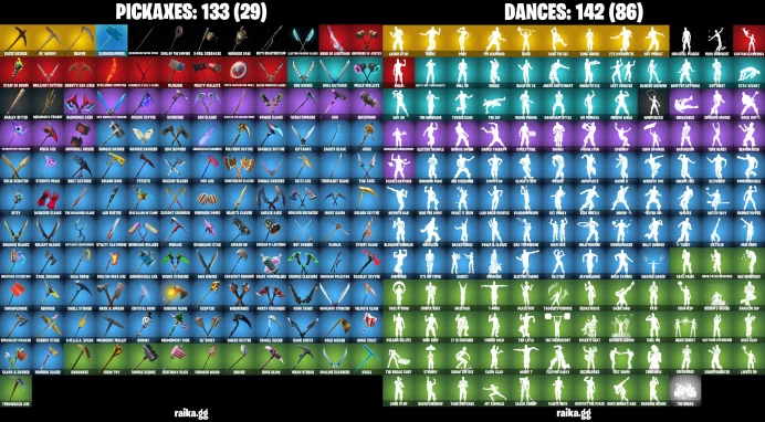PC/PSN 111 skins | OG STW | Go Mufasa | Ghoul Trooper | Surf Witch | Harley Hitter | Mystique | Jabba Switchway	MSS35