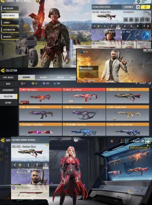 CODM Lv.400 | 316 EPIC Guns | 2 MYTHIC Guns | 13 LEGEND | 144 EPIC Characters | KRM-262 – Glorious Blaze | Best Skin | CA209