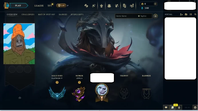[EUW] S16! - SPLIT 2 PLATINUM 4  (50% WR / 22W 22L) +30 LP GAIN HIGHT MMR  / JG MAIN - HONOR 4 - +140 BE - INSTA DELIVERY