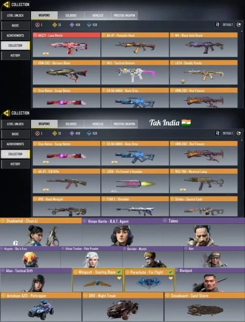 CODM Lv.400 | 408 EPIC Guns | MYTHIC AK117 | 15 Legend Guns | 195 EPIC Characters | Legendary Chun-Li | Best skin | CA211