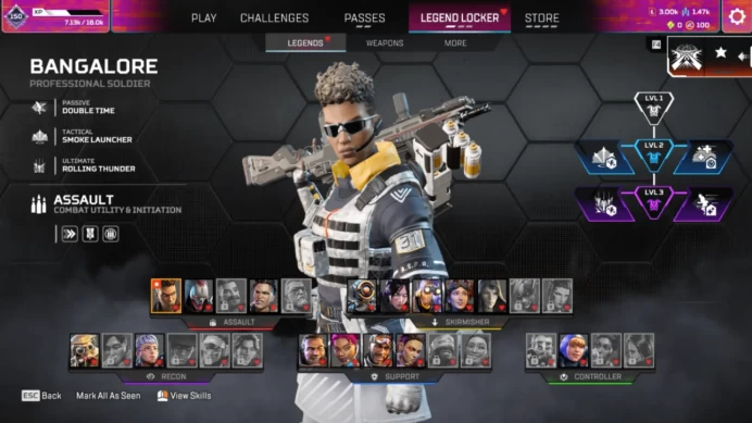 EA app Level 150 + 65 legs |War Machine + The Noble Cause
