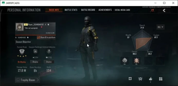 [MOBILE] Lv30|SV 17M|CV 14M|Royal Guard|Ceremonial MK14,Ceremonial Groza,Forest T951,Etc|CN ON|Infinite|CheckSS(AB2606)
