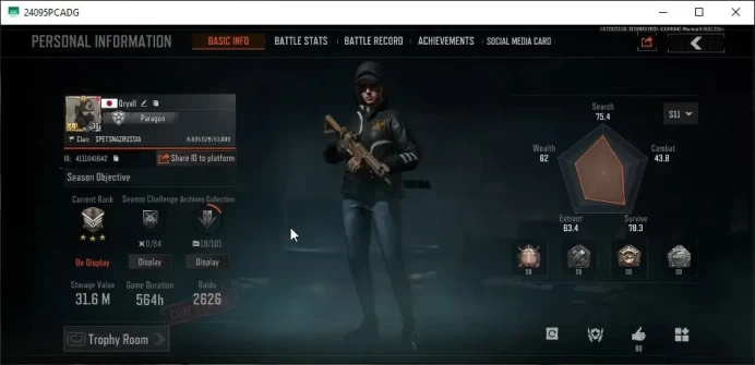 [MOBILE] Lv30|SV 31M|CV 17M|Legend AR57 Fruit|Machete Battle|Many Skin|Gear Skin|CN Off|Infinite|CheckSS(AB2461)