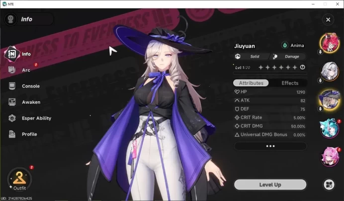 GLOBAL Southeast Asia|HL 3| 2 SSR Limited Nanally, Jiuyuan + 2 Selector On |5 SR|Female MC|Log Email|NTE1232