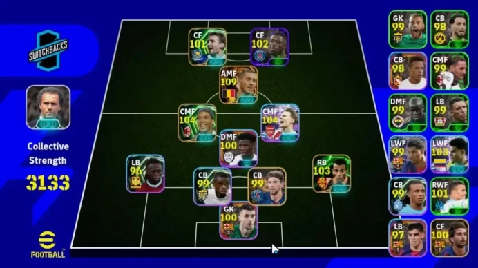 Android|BigTime Eden Hazard,ShowTime Lionel Messi,Luis Diaz,Ronaldinho Gaucho,Andry Shevchenko|PES2026|TakeMail|CheckSS(EF1780)