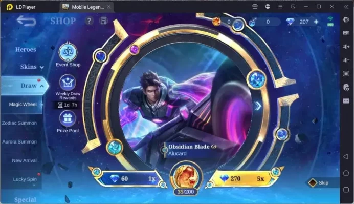 Global|Hero 123|Skin 273|Renowned|Collector Natalia+Ling|Collab Sasuke Uchiha+Badang|Prime Claude+Yu Zhong|More Check SS ML1999B