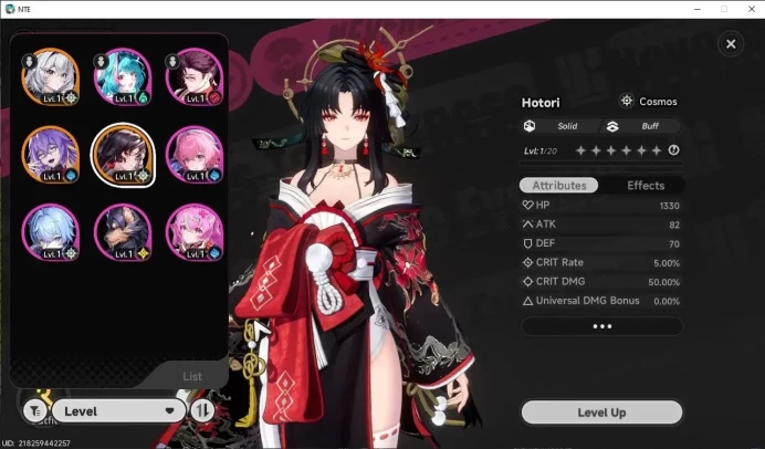 GLOBAL America|HL 3|2 SSR Hotori,Fadia +1 S-Class Char Box|3 Solid Dice|6 SR|Selector ON|1 S Arc|Female MC|Log Email|(NTE1216)