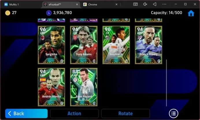 Android|PW 3168 | Hazard 101, Pepe 100, Edmilson 97, Cafu 97, Messi 96x2, Shevchenko 96, Raúl 96||2026|Check SS EFB1537B