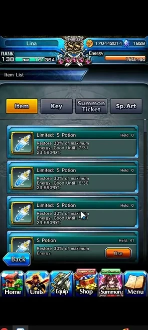Global|Rank 138|28 Ascend+10 TW|[Paladin Roy,Chloe,Sayaka Miki,Shirou Emiya,Etc]+TW,2X DA Luahn,S Miyu|Lpot 307+1829 CC(GS2580)