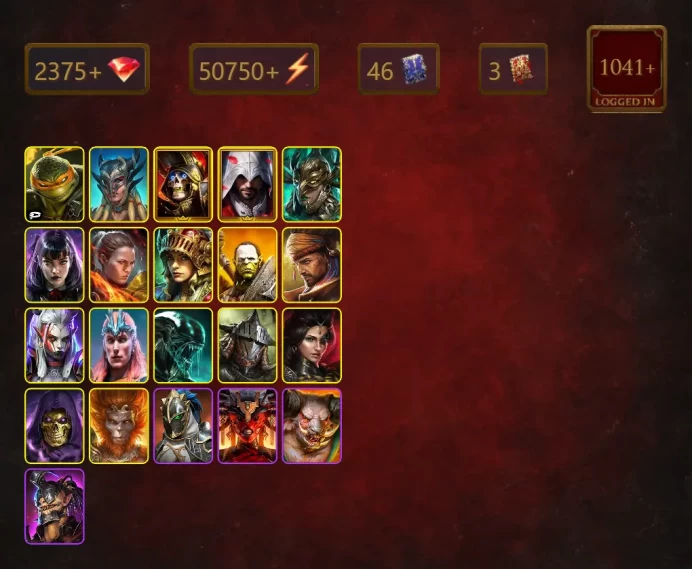[STARTER]Armanz the Magnificent+Cecilia the Red Hope+Michelangelo+Scyl+Deathknight+Ezio Auditore+Leminisi the Gold-Wing+56Epics