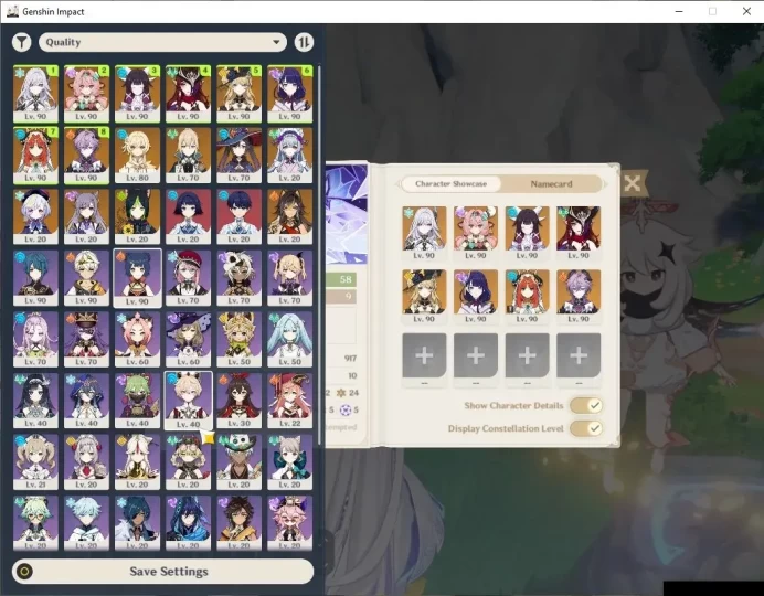 Asia|Free HSR|AR 58|8 Limited+4(*5Wep)|Skirk,Columbina,Raiden,Durin,Chasca,Navia,NilouC1,Etc|Mc Female|Reoni ON|TakeMail|GI6550