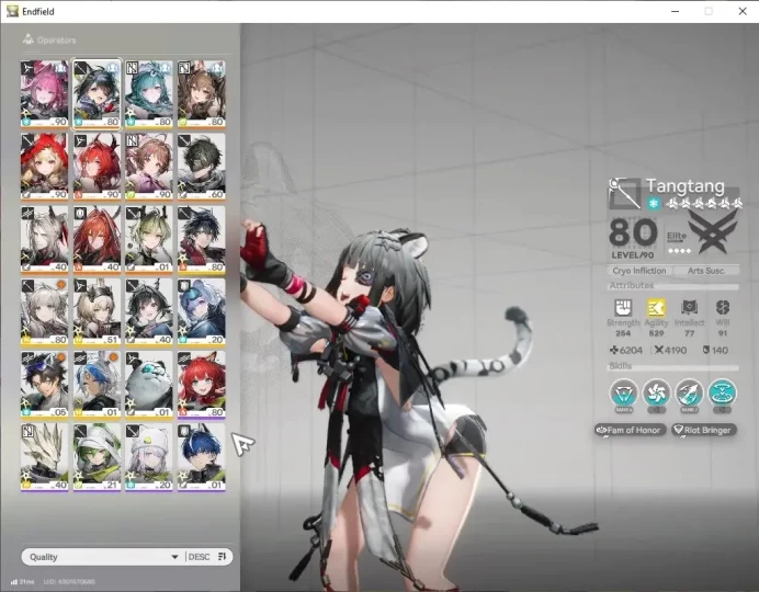 ASIA|Lv59|9SSR(5Limited)+22*6WEP|[(YvoneP3,Tangtang,Rossi,)+sign,Gilberta,Laevatain],ArdeliaP1+Sign|Gryphlink|TakeMail|END1938