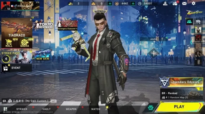 Asia|Melee Shuriken-AZURE+ULTRA[ZERO,ETHAN,Vector,Etc]|Collab BLEACH[Ethan]+7DS[Kar98k,QBZ95]|2 LMT[AR97,RPK]|NetEase|BLS4544