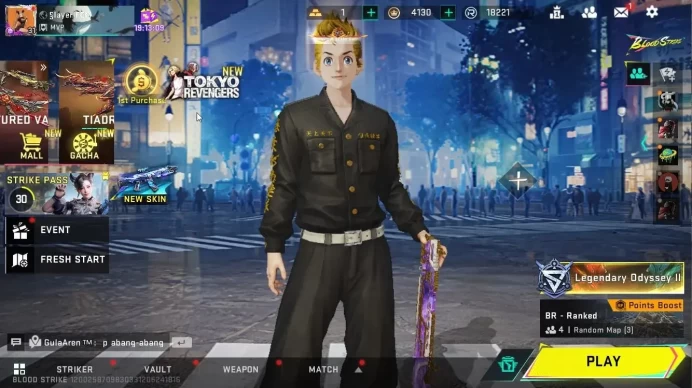 ASIA|ETERNAL DesertEagle|Collab TR[Spike-TAKEMICHI]+7DS[QBZ95]|ULTRA Striker[Ethan,Ran,Spike,etc]|8 Legendary|NetEase(BLS4548)