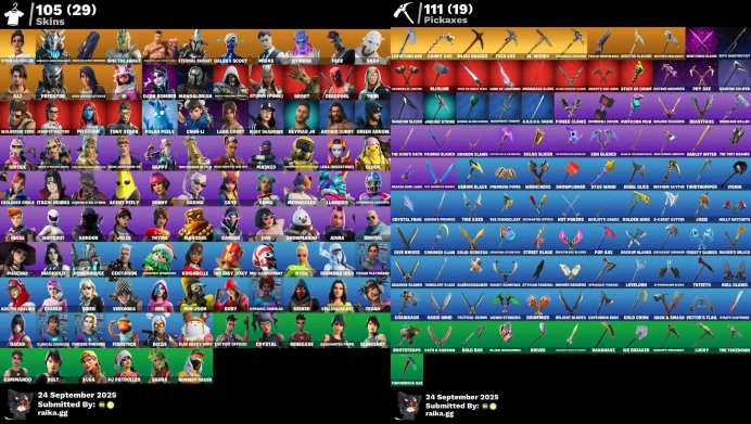 [PC] 105 skins | Leviathan Axe | Chun-Li | Jules | Aura | Go Mufasa | Lara Croft | Candy Axe | Itachi Uchiha	MSS82