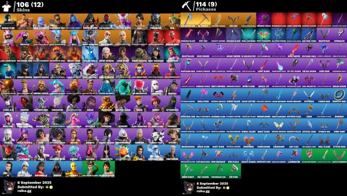 [PC/XBOX/PSN] 106 skins | Leviathan Axe | Snake Eyes | Lara Croft | Kurama | Galaxia | Sasuke Uchiha	MSS85