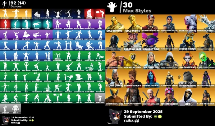 [PC/XBOX] 115 skins | Leviathan Axe | Chun-Li | Ghoul Trooper | Tony Stark | Kurama | Galaxia | Star Wand 	MSS87