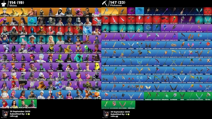 [PC/XBOX] 115 skins | Leviathan Axe | Chun-Li | Ghoul Trooper | Tony Stark | Kurama | Galaxia | Star Wand 	MSS87