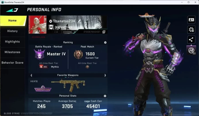 ASIA | 2 Eternal GUN: Desert Eagle, Kar98k | 2 BLEACH/7DS | 5 Ultra | 3 Limited | 5 Legendary | L42|More Check SS BS1015B