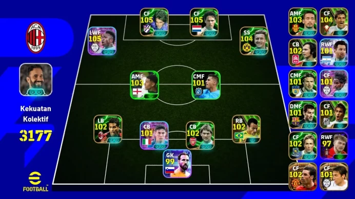 Android|Power 3177 | vinicius jr showtime | marco reus epic db |batistuta | marco van besten | hidetoshi nakata |2026|EFB708B