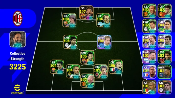 Android|Pw 3225 | Neymar Jr MSN |Cruyff Epic DB |P.Schmeichel Epic DB | Franco Baresi Epic DB |Busquets Epic DB |2026|EFB747B
