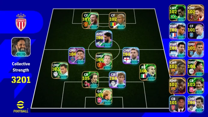 ANDRO|PW 3201 |WayneRooney Epic DB|Desire Doue Show Time|Darren Fletcher Epic DB|Fabio Cannavaro|Franco Baresi| EFB750B