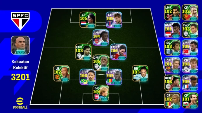 Android|Pw 3201 | Cruyff Epic db | Eze Showtime | Szoboszlai Showtime | Makalele Epic db | Koulibaly Showtime |2026|EFB752B