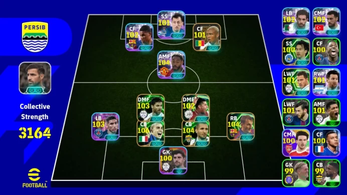 Android|Pw 3164 | M Cunha Blitz Curler | Hakimi Showtime Fortress | Albert Ferrer Foftress | Rashford Accel Burst|2026|EFB766B