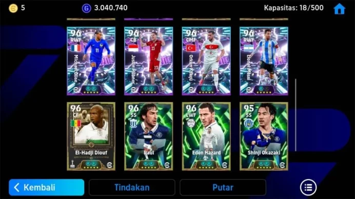 ANDRO|PW 3175 | thuram epic, jhon osea legend, fletcher epic, xabi alonso epic, oliver khan epic justin hubler showtime EFB805B
