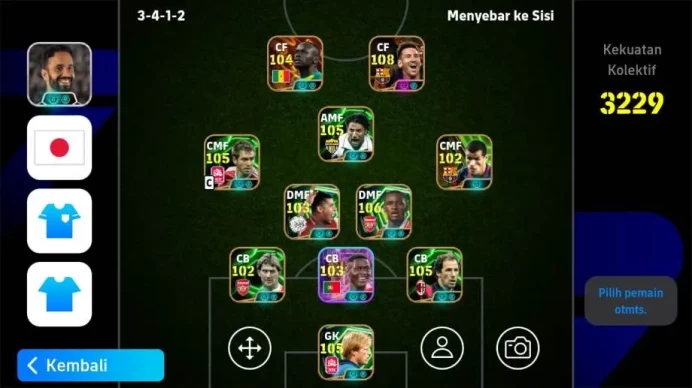 ANDRO|PW 3229 | messi MSN, thuram epic, del piero epic, Martinez show time, sadio mane big time, son showtime check ss EFB807B