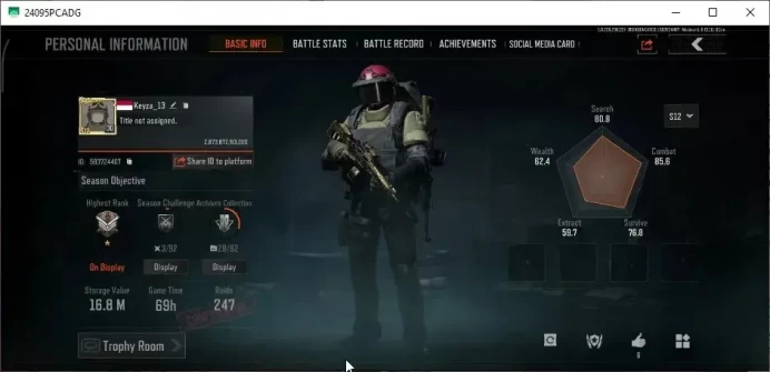 MOBILE|Lv30|SV 16.8M|CV 16.1M|Decree LR-AR1,Decree VSS,Squire VSS|Koi LR-DMR1,Maestrom AUG,Etc|CN OFF|Infinite|Check SS(AB3216)